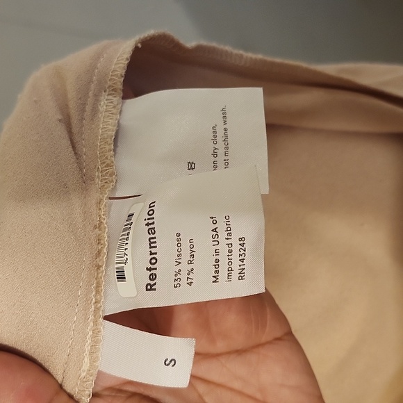 Reformation Cream Textured Top - Picture 5 of 5